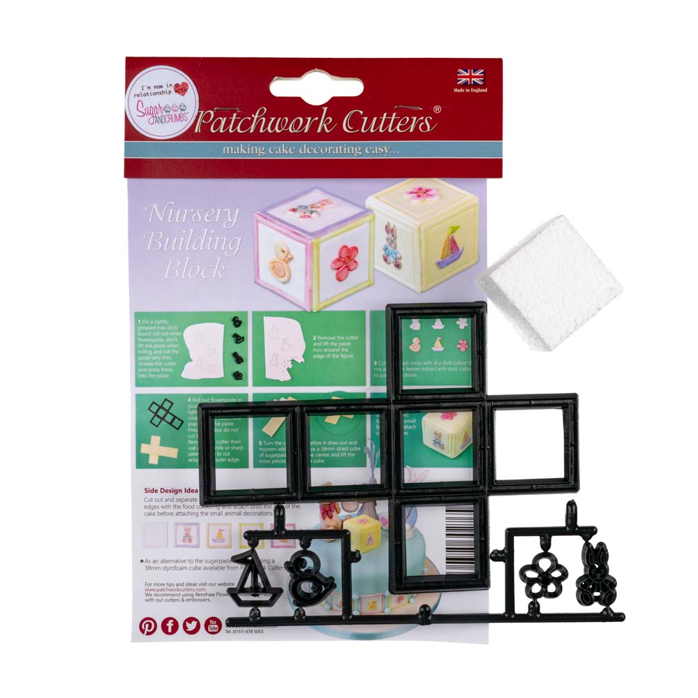 Patchwork Cutters Nursery Building Blocks Styro Block Cross Cutter